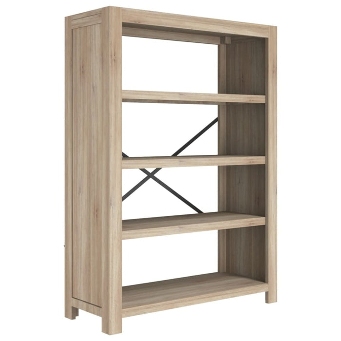 4-tier Bookcase 80x30x110 Cm Solid Wood Acacia Tapbnp