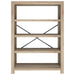 4-tier Bookcase 80x30x110 Cm Solid Wood Acacia Tapbnp