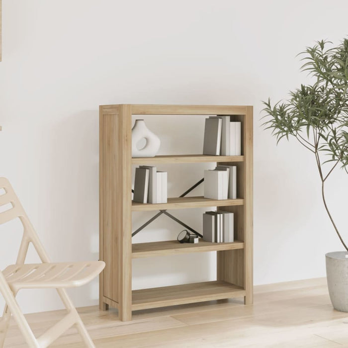 4-tier Bookcase 80x30x110 Cm Solid Wood Acacia Tapbnp