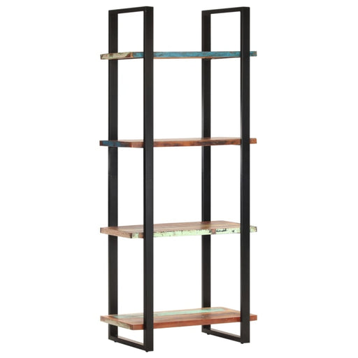 4-tier Bookcase Solid Reclaimed Wood Txoblo