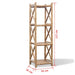 4-tier Square Bamboo Shelf Xaxakx