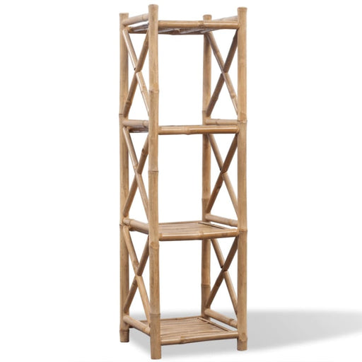 4-tier Square Bamboo Shelf Xaxakx
