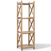 4-tier Square Bamboo Shelf Xaxakx