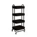 Goslash Picks 4 Tiers Kitchen Trolley Cart Steel Storage