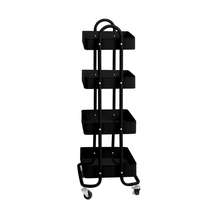 Goslash Picks 4 Tiers Kitchen Trolley Cart Steel Storage