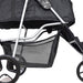 4 Wheels Pet Stroller Dog Cat Cage Puppy Pushchair Travel