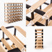 42 Bottle Timber Wine Rack Storage Cellar Organiser