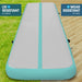 4m x 2m Air Track Gymnastics Mat Tumbling Exercise - Grey 