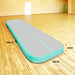4m x 2m Air Track Gymnastics Mat Tumbling Exercise - Grey 