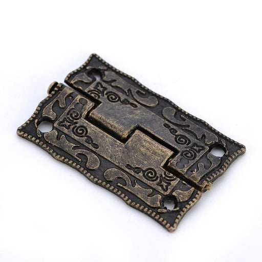 4pcs Antique Bronze Cabinet Door Drawer Vintage Hinge