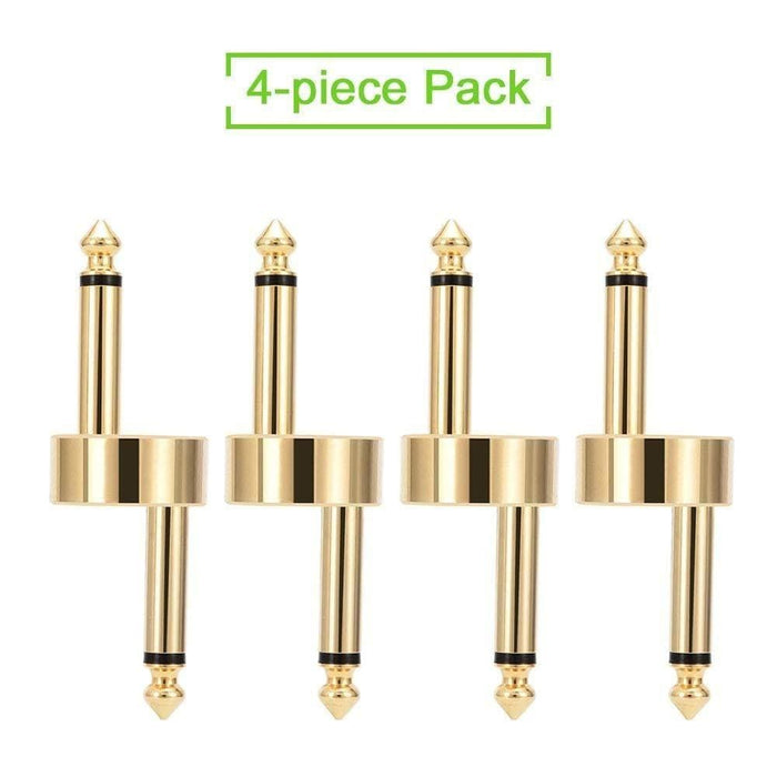 4pcs Guitar Effect Pedal Coupler Connector Straight z Type