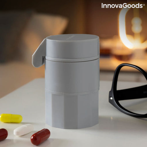 5 - in - 1 Pill Dispenser With Cutter And Crusher Fivlok