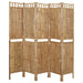 5-panel Room Divider Bamboo 200x180 Cm Taoipb