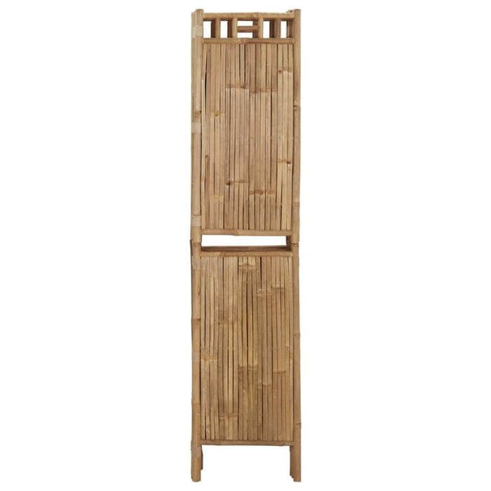 5-panel Room Divider Bamboo 200x180 Cm Taoipb