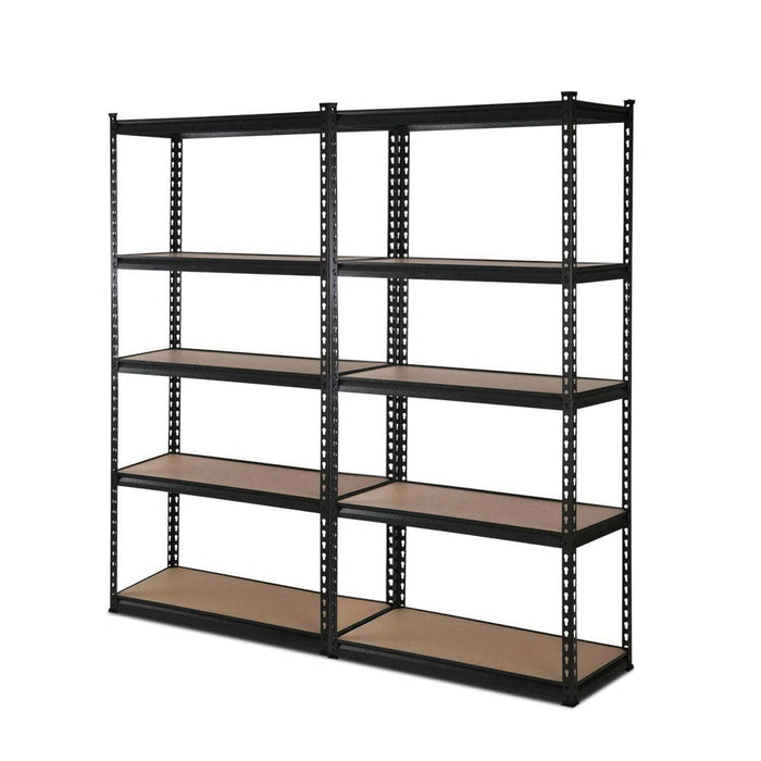 2x1.8m 5-shelves Steel Warehouse Shelving Racking Garage