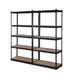 2x1.8m 5-shelves Steel Warehouse Shelving Racking Garage