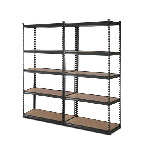 2x1.8m 5-shelves Steel Warehouse Shelving Racking Garage