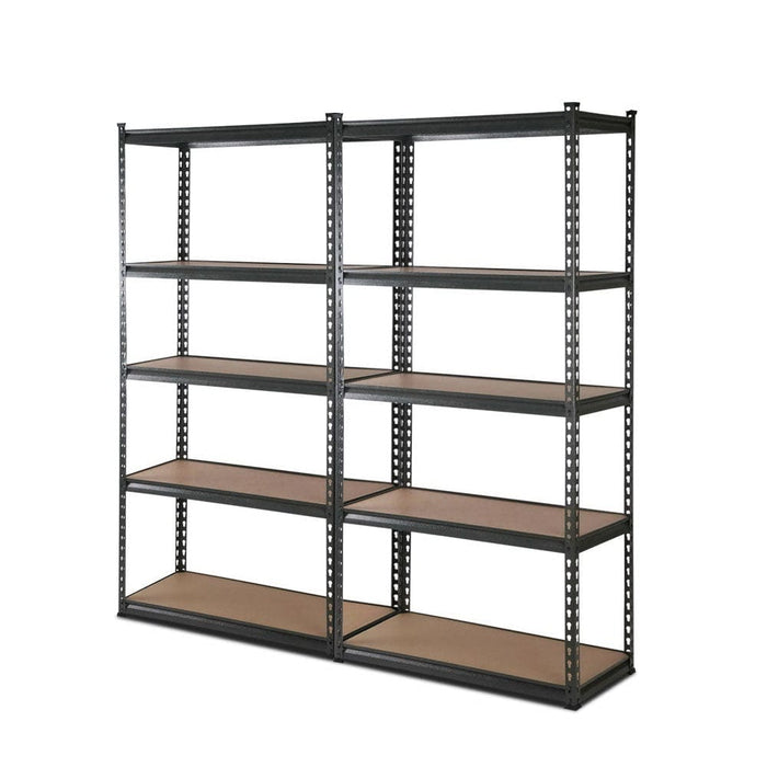 2x1.8m 5-shelves Steel Warehouse Shelving Racking Garage