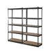 2x1.8m 5-shelves Steel Warehouse Shelving Racking Garage