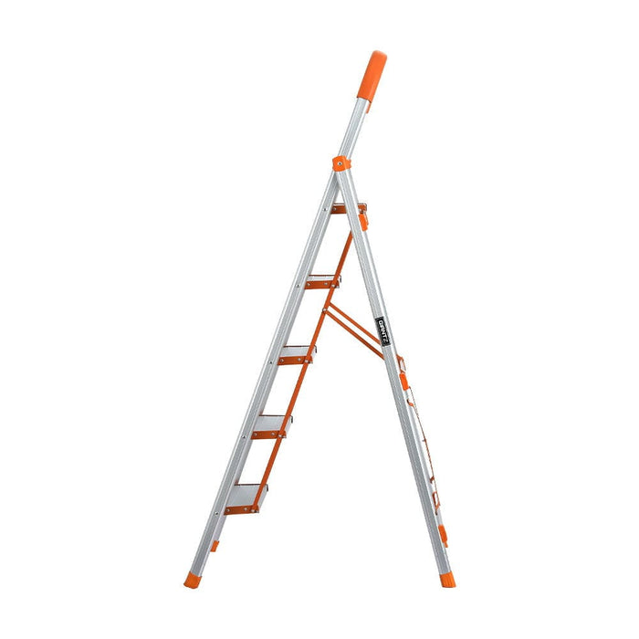 5 Step Ladder Multi - purpose Folding Aluminium Light