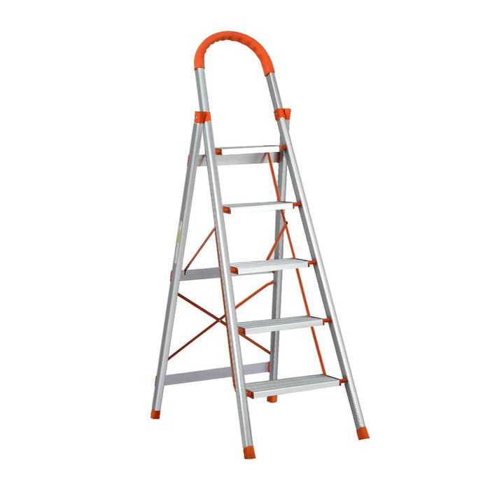 5 Step Ladder Multi-purpose Folding Aluminium Light Weight