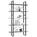 5-tier Book Cabinet Concrete Grey Chipboard Tbnxbbx