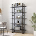 5-tier Book Cabinet Grey Chipboard Tbnxbbb