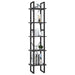 5-tier Book Cabinet Grey Pinewood Tbnokip