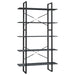 5-tier Book Cabinet Grey Pinewood Tbnxbbp