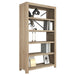 5-tier Bookcase 80x30x140 Cm Solid Wood Acacia Tapbna