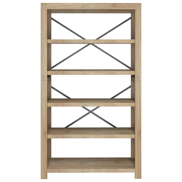 5-tier Bookcase 80x30x140 Cm Solid Wood Acacia Tapbna