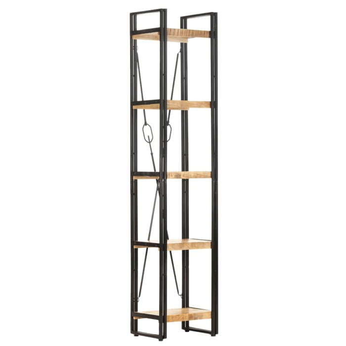 5 - tier Bookcase Solid Mango Wood Txblol