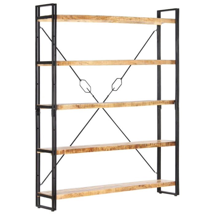 5 - tier Bookcase Solid Mango Wood Xnlpnb