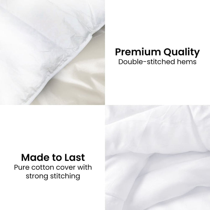 500gsm Duck Down Feather Quilt Comforter Doona - Queen