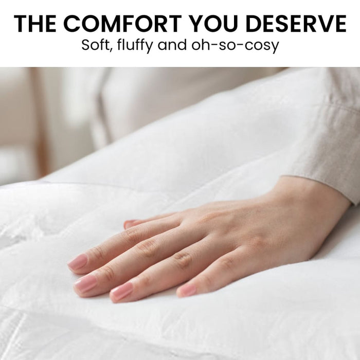 500gsm Duck Down Feather Quilt Comforter Doona - Queen