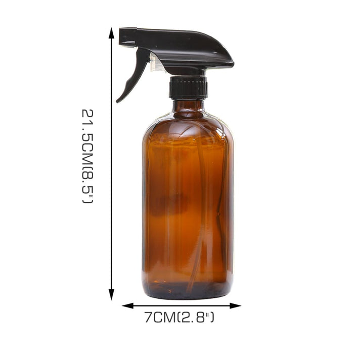 Goslash Picks 6x 500ml Amber Glass Spray Bottles Trigger