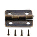 50pcs Mini Bronze Gold Decoration Door Hinges