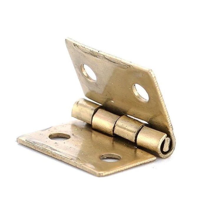 50pcs Mini Bronze Gold Decoration Door Hinges