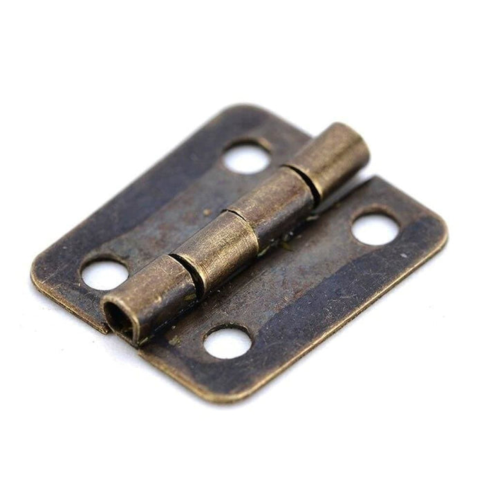 50pcs Mini Bronze Gold Decoration Door Hinges