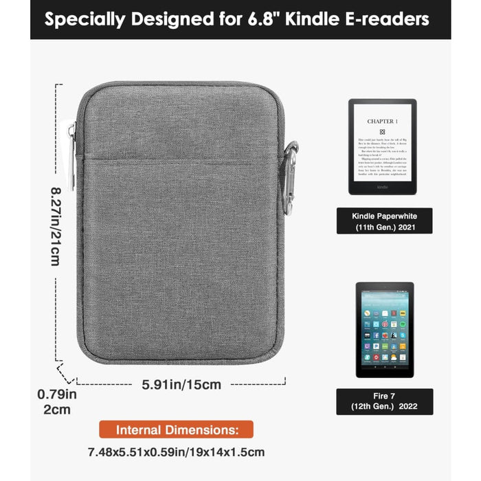 6.8 Inch Kindle Sleeve Bag Protective Nylon Cover