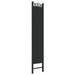 6-panel Room Divider Black 240x220 Cm Fabric Tpboii