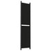 6-panel Room Divider Black 300x220 Cm Fabric Tpbxpi