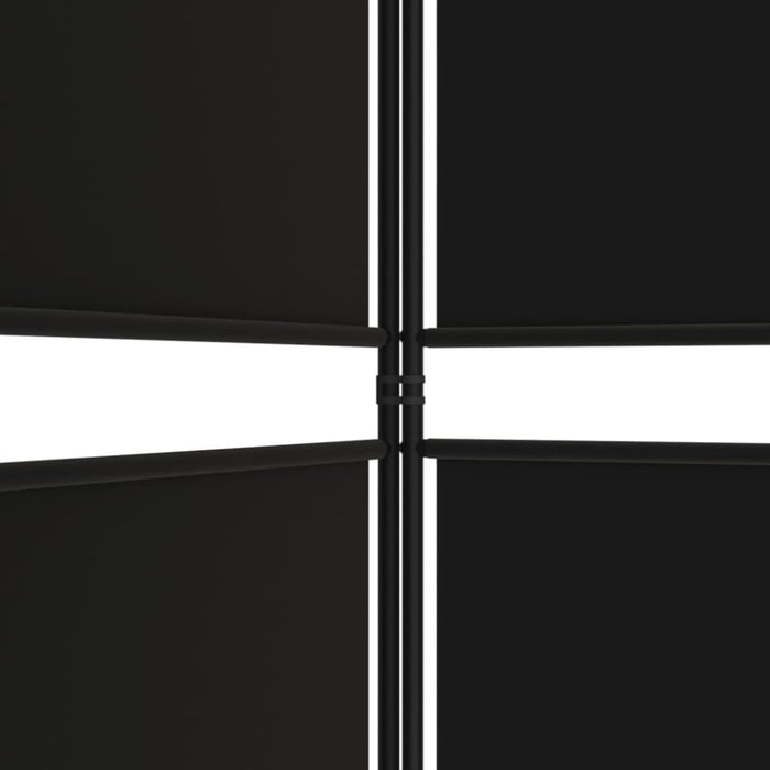 6-panel Room Divider Black 300x220 Cm Fabric Tpbxpi