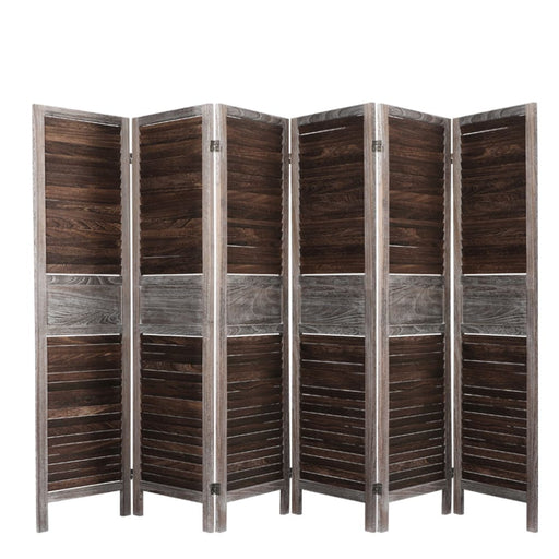6 Panel Room Divider Folding Screen Privacy Dividers Stand