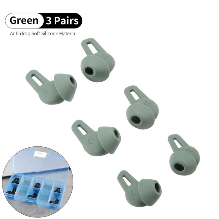6pcs Anti-drop Avoid Falling off Silicone Wing Earplugs