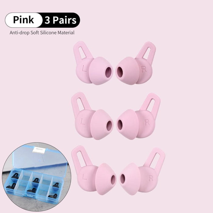 6pcs Anti-drop Avoid Falling off Silicone Wing Earplugs
