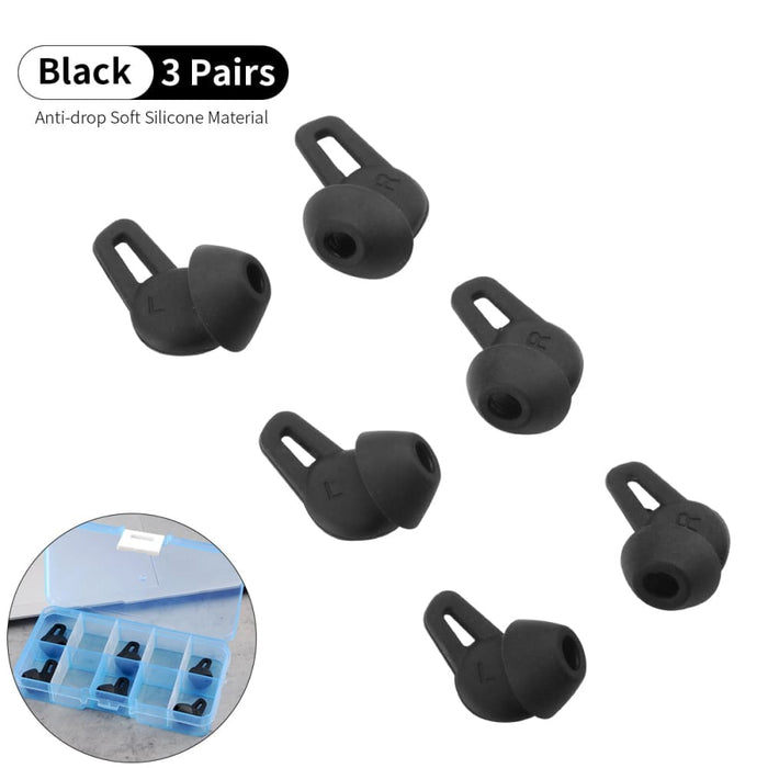6pcs Anti-drop Avoid Falling off Silicone Wing Earplugs