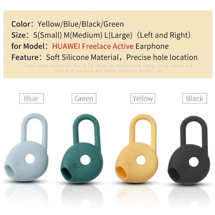 6pcs Anti-drop Ear Tips for Huawei Freelance Neck Mounted