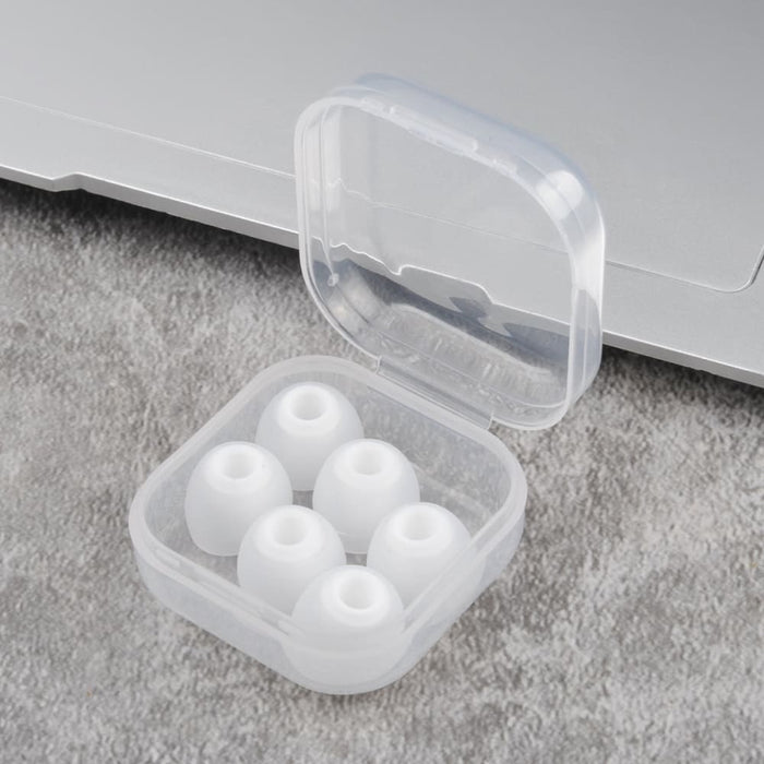 6pcs Anti-slip Silicone Ear Tips for Lenovo He05 Qe66 Jbl