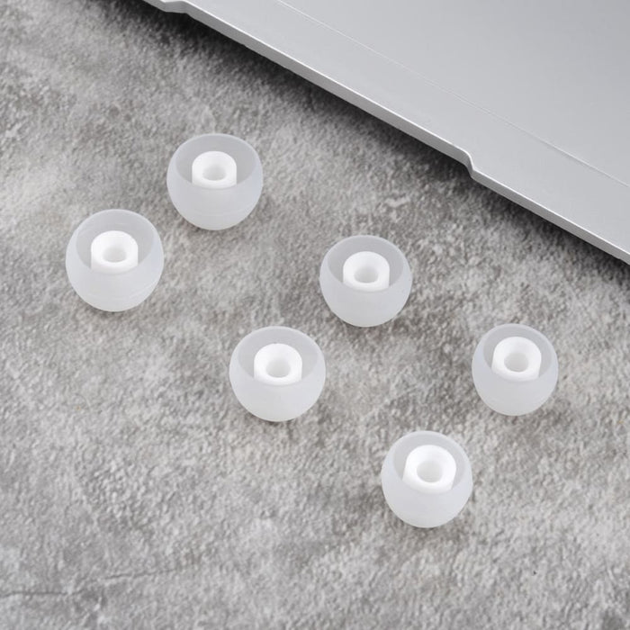 6pcs Anti-slip Silicone Ear Tips for Lenovo He05 Qe66 Jbl